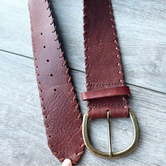 Liz Claiborne Wide Braided Leather Belt - Picture 8 of 14